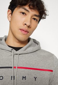 Tommy Hilfiger LARGE FLAG HOODY - Camisola - light grey heather