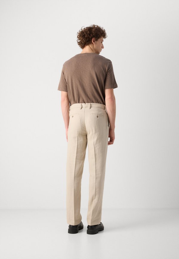 BUNKRIS - Trousers - mottled beige4