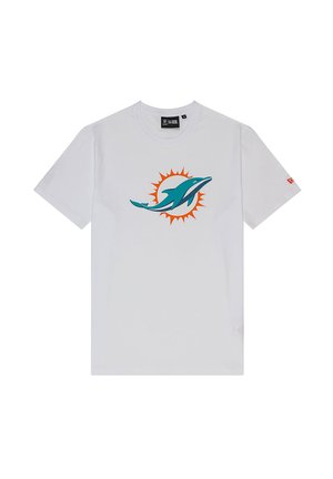 NFL MIAMI DOLPHINS LOGO - Print T-shirt - white