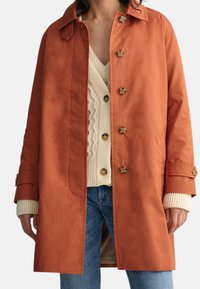 GANT Pitkä takki - mottled brown