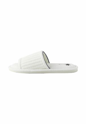 Slippers - white palm