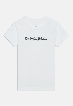 Calvin Klein Jeans, SEASONAL SMALL TEE - Μπλουζάκι με στάμπα - bright white
