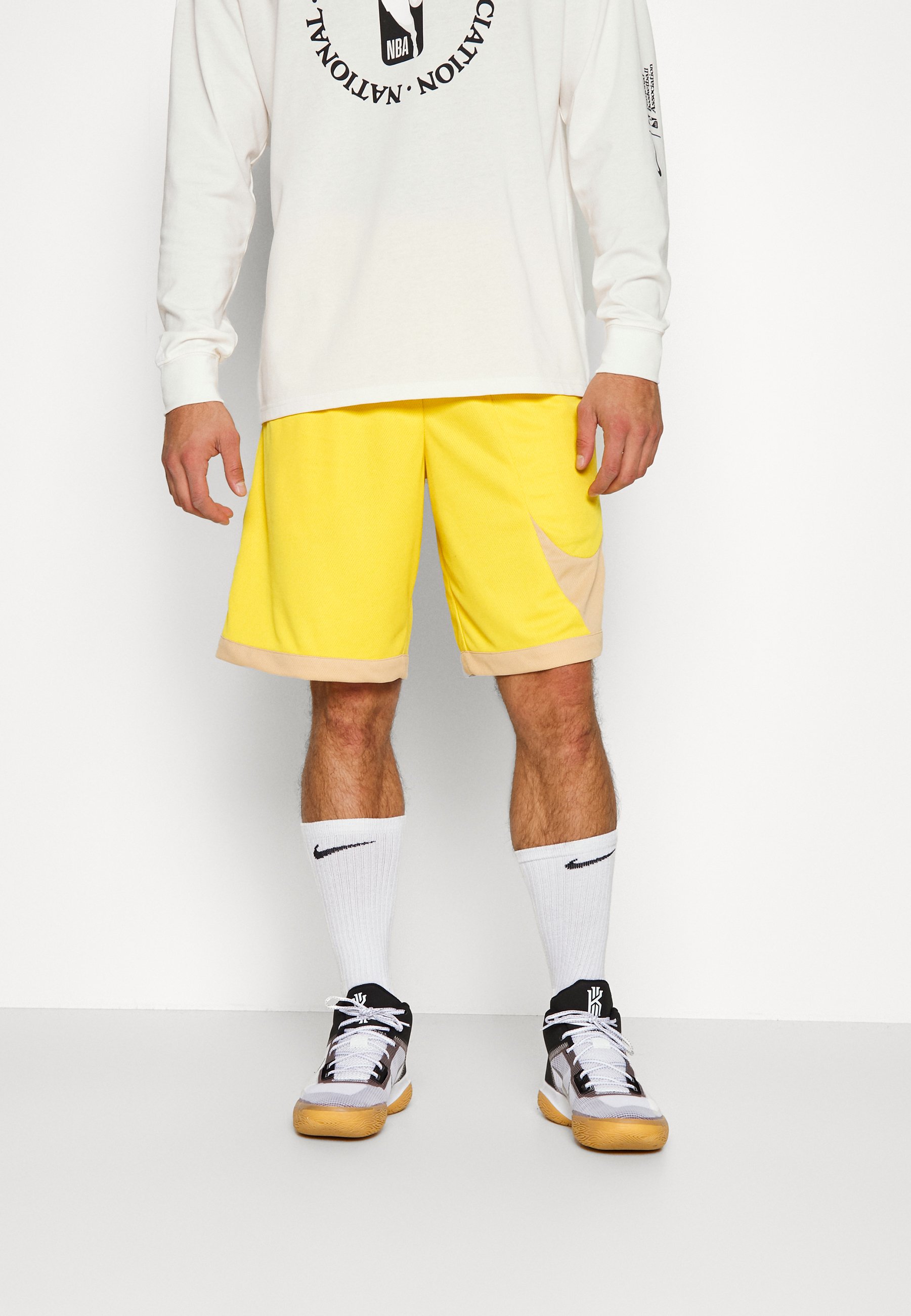 Nike Performance DRY FIT SHORT - Pantaloncini sportivi - vivid  sulfur/sesame/giallo - Zalando.it