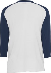 Urban Classics CONTRAST 3/4 SLEEVE RAGLAN - Hosszú ujjú felső - wht/nvy