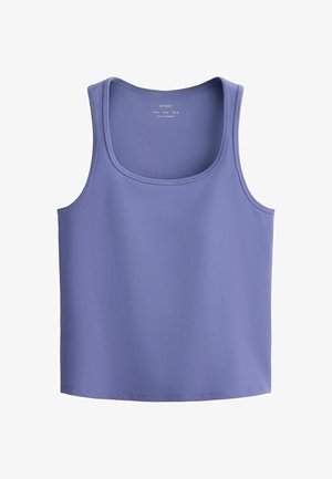 OYSHO, EVERMOVE SQUARE-NECK TANK TOP - Débardeur - blueberry