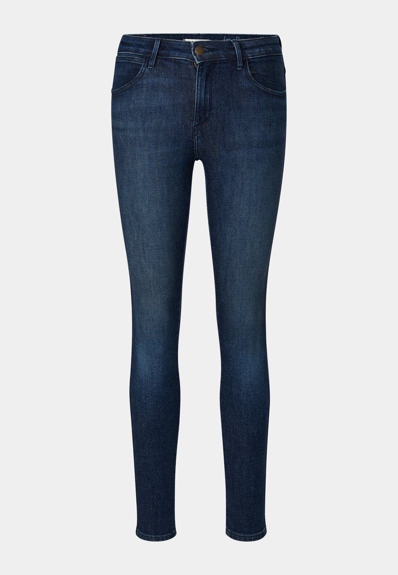 Wrangler Jeans Skinny Fit donkerblauw denim