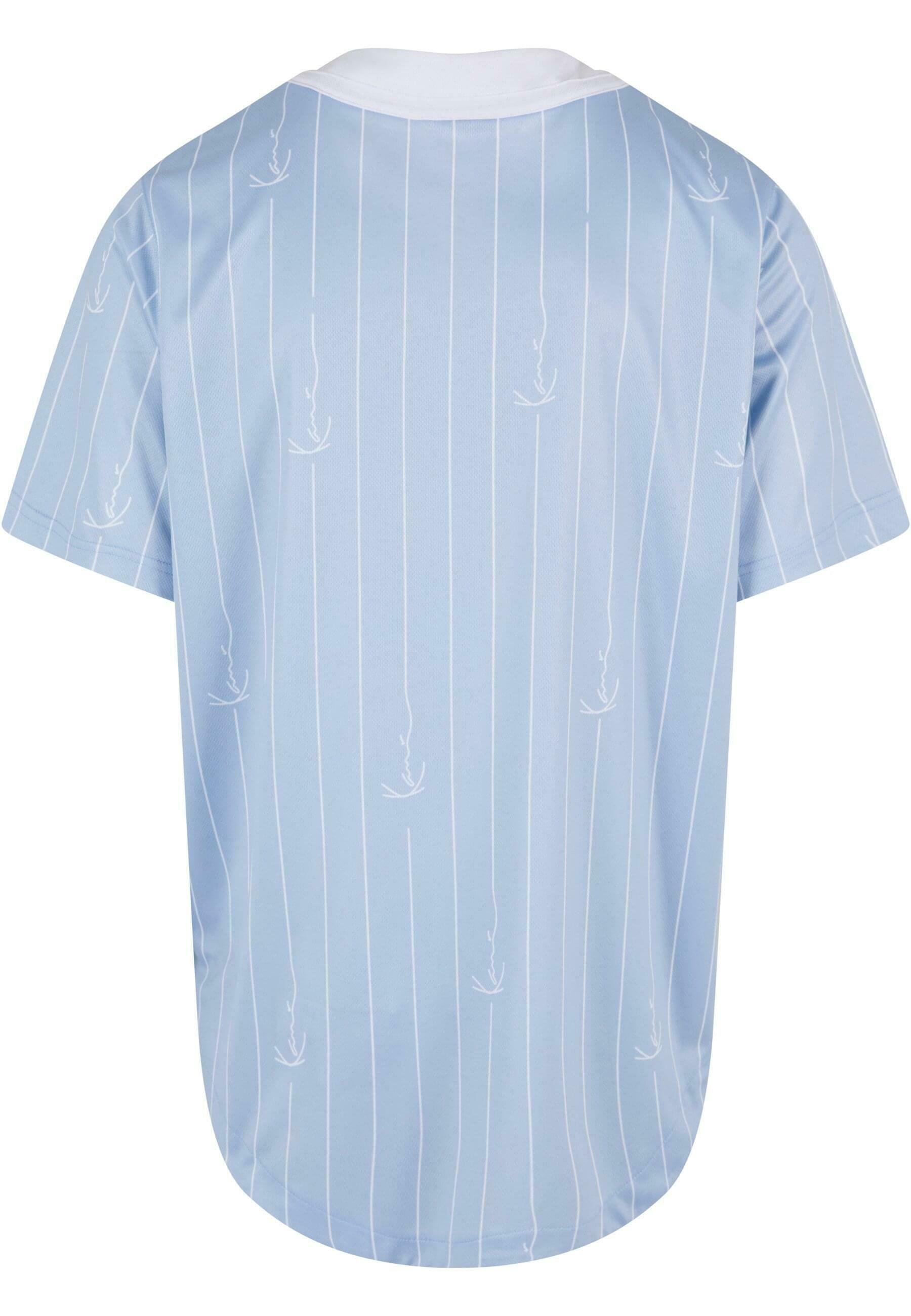 KARL KANI◆Varsity Logo Pinstripe Baseball Shirt [LB] Karl Kani Varsity Logo Pinstripe Baseball Shirt bleu