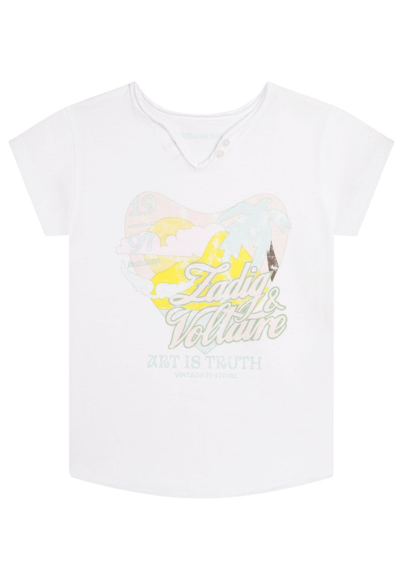Zadig & Voltaire T-shirt print wit