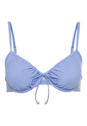 LASCANA Top de bikini - rauchblau