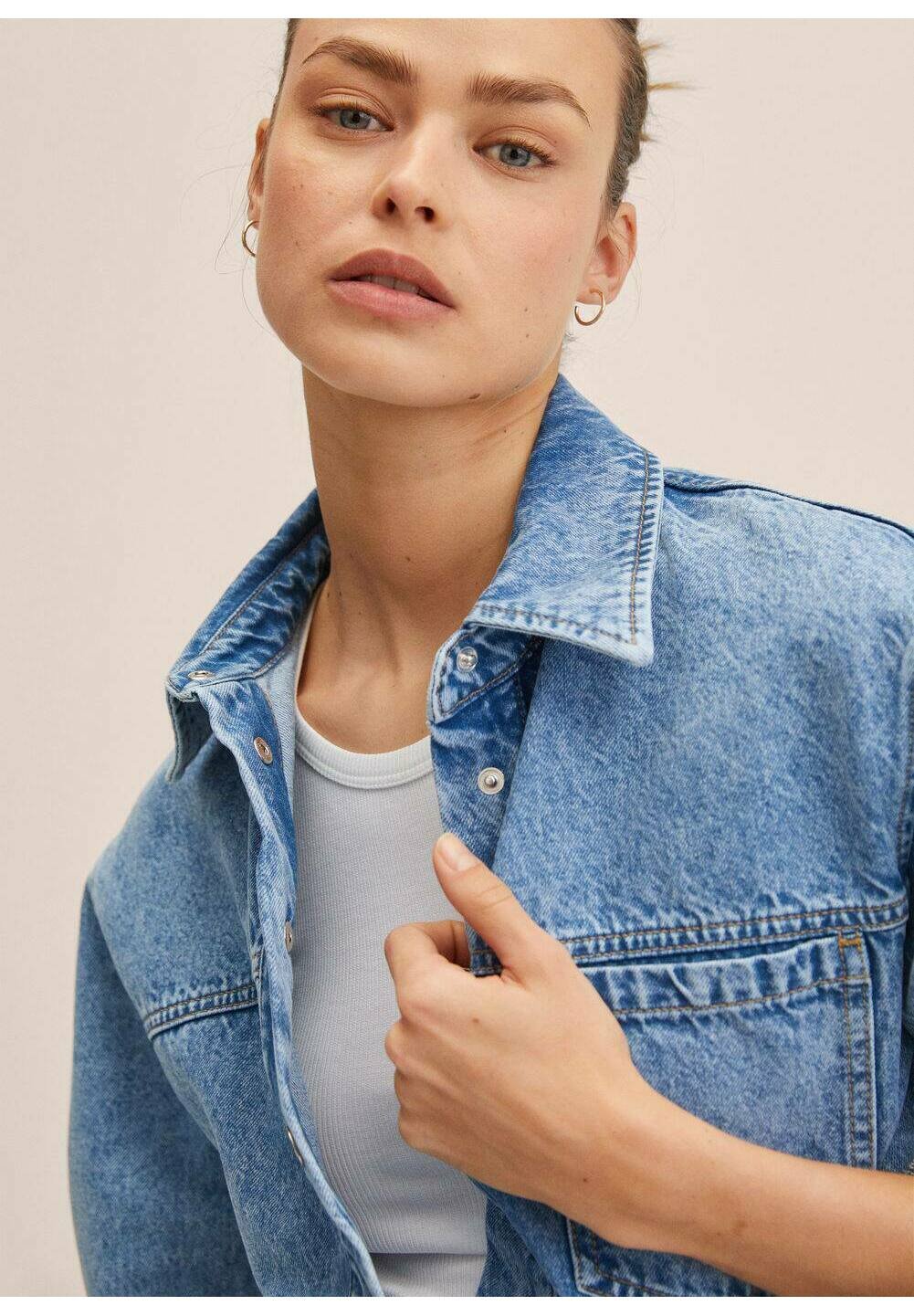 Mango AMALIEN - Vestito di jeans - mittelblau/blu - Zalando.it