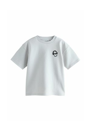 Next, REGULAR FIT - GRAPHIC HEAVYWEIGHT SHORT SLEEVE T-SHIRT - Print T-shirt - grey