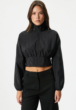 Koton ZIPPER DETAIL CROP - Giacca leggera - black