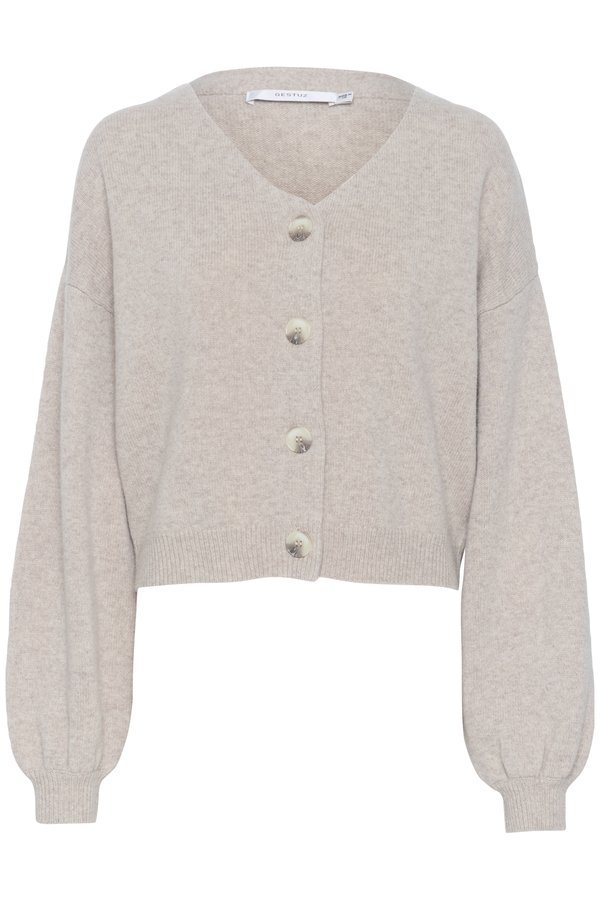 MANZI - Cardigan - string melange2