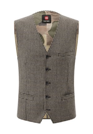 Waistcoat - schoko beige