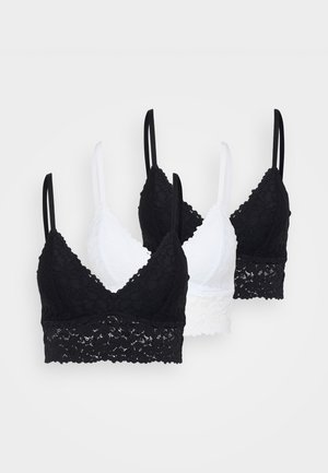 2 PACK - Bustieră - white/black