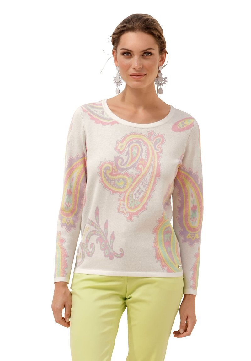 Damen Strickjacken | Amy Vermont Strickpullover multicolor/mehrfarbig - OY22980 Damen Strickjacken | Amy Vermont Strickpullover multicolor/mehrfarbig - OY22980