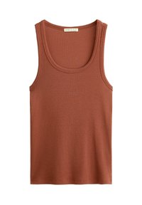SOFT TOUCH SLEEVELESS RIB - Top - dark red