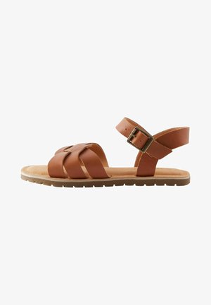 Riemensandalette - tan brown