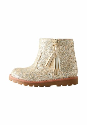 WIDE FIT- ZIP TASSEL  - Talvesaapad - gold glitter