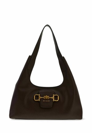 Guess, SUNSET SMALL HOBO BAG - Borsa a mano - brown