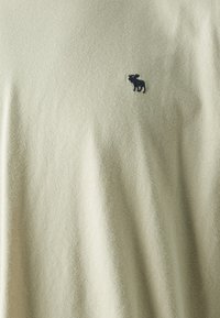 Camiseta verde claro con textura suave, con un pequeño logo de alce negro en el pecho. Diseño sencillo, estilo de manga corta.