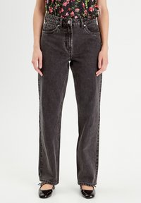 Cache Cache Straight leg jeans - denim noir