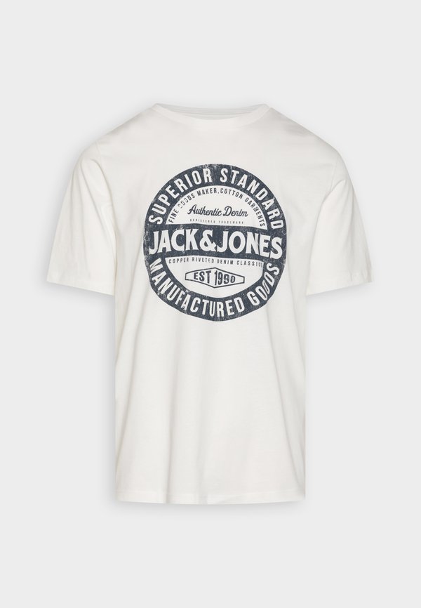 O-NECK - Print T-shirt - cloud dancer2