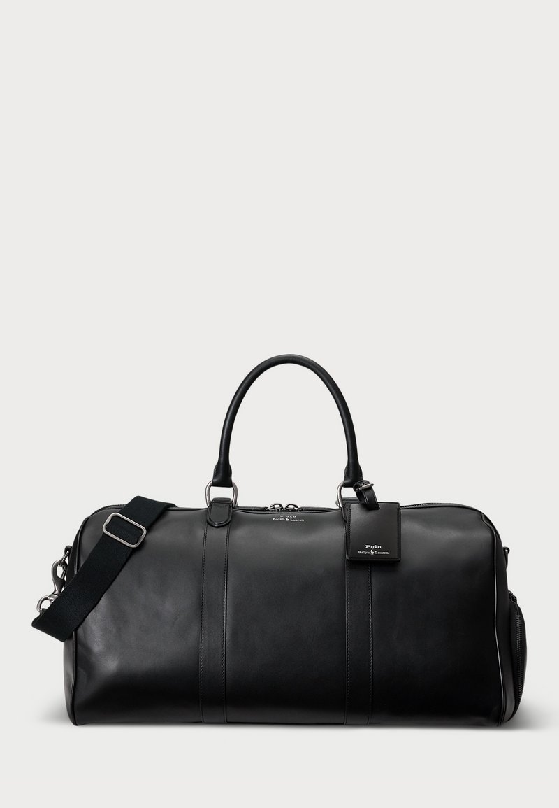 Polo Ralph Lauren SMOOTH LEATHER DUFFEL - Torba za vikend - black
