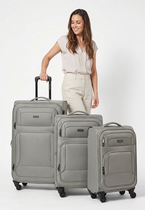 smartbox, EDITION 04 4 ROLLEN KOFFERSET 3-TEILIG MIT DEHNFALTE UNISEX SET - Juego de maletas - taupe grey