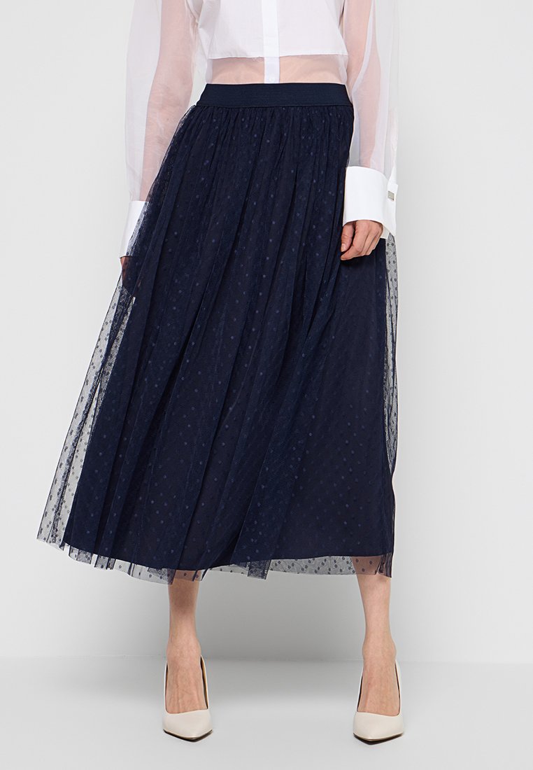 Apart Glamour A-lijn rok donkerblauw Apart Glamour A-lijn rok donkerblauw