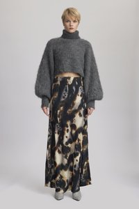 Gestuz BEHKA SKIRT - Dolgo krilo - brown