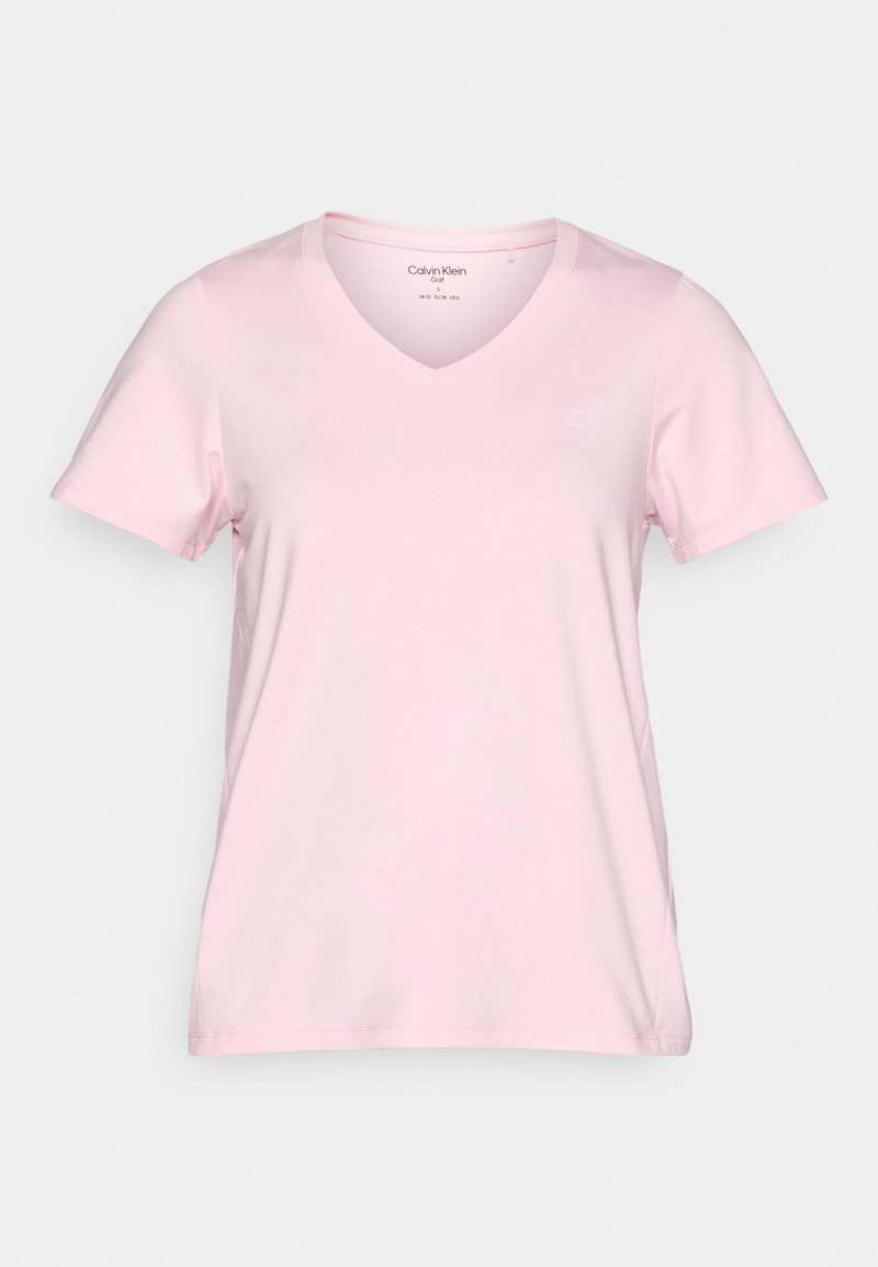 Calvin Klein Golf Sport T-shirt donkerroze