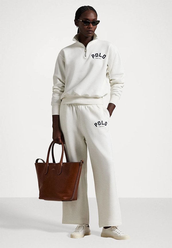LOGO FLEECE WIDE LEG SWEATPANT - Tracksuit bottoms - nevis3