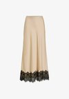 Maxi VIELLETTE Lace - Jupe longue - cement