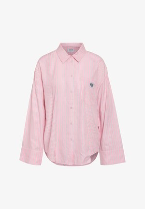 Noisy May GESTREIFTES MIT LOGO-PATCH UND KNOPFLEISTE - Overhemdblouse - rosa