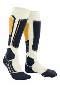FALKE SK2 WOOL SKIING MEDIUM CUSHIONING - Calzettoni - off white
