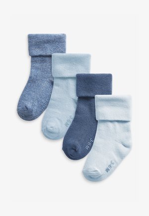 4 PACK ROLL TOP  - Socken - blue