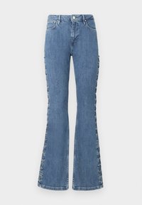LACE UP - Bootcut-teksad - blue