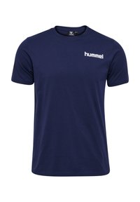 Hummel T-shirt med print - marine
