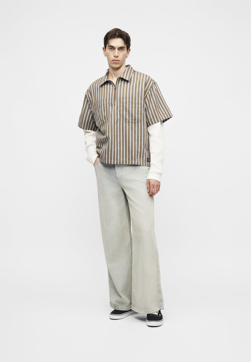 Vans CROPPED - Košile - warm brown/glacial slate