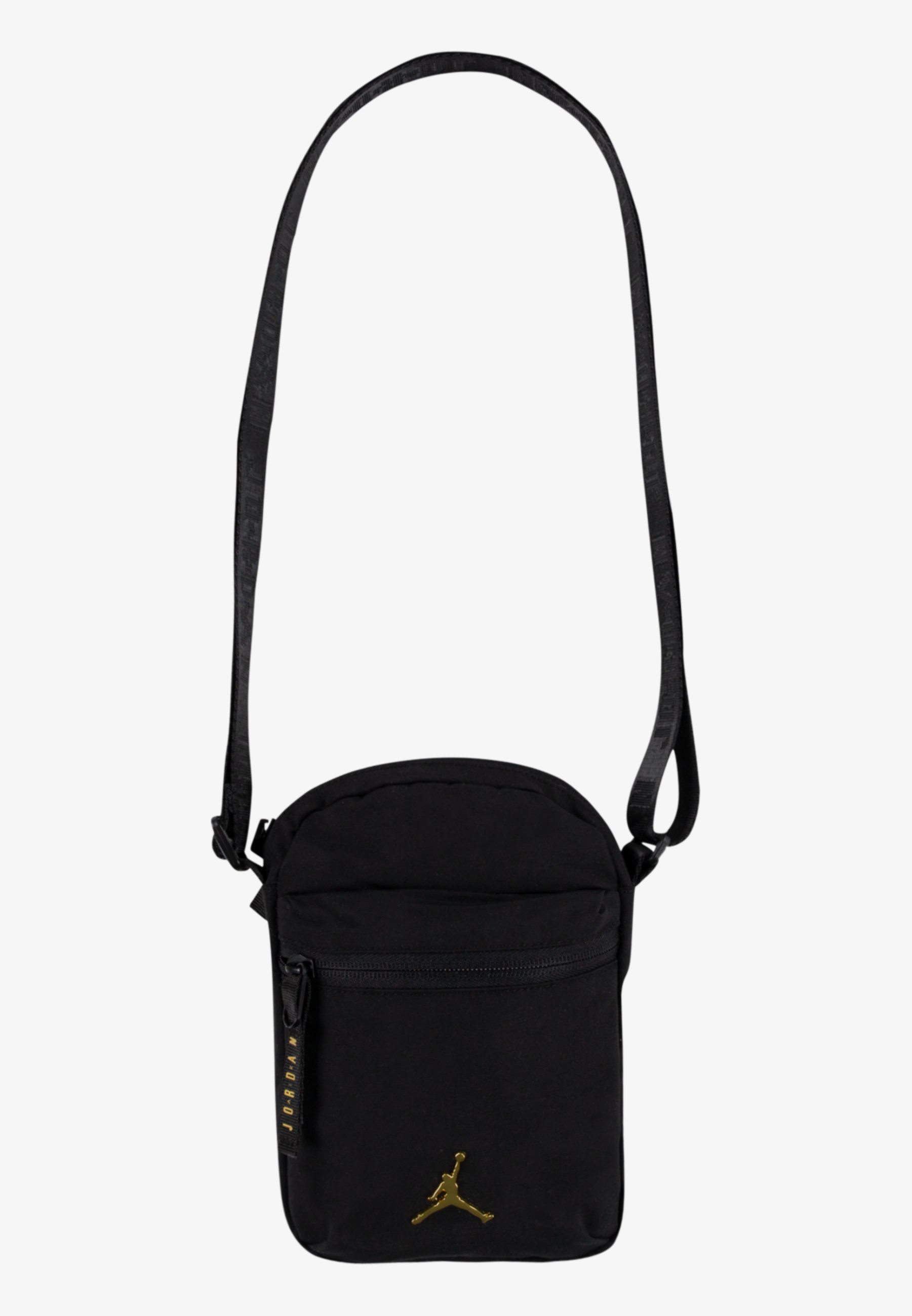 Jordan JAN UNISEX - Cross body bag - black/gold/black - Zalando