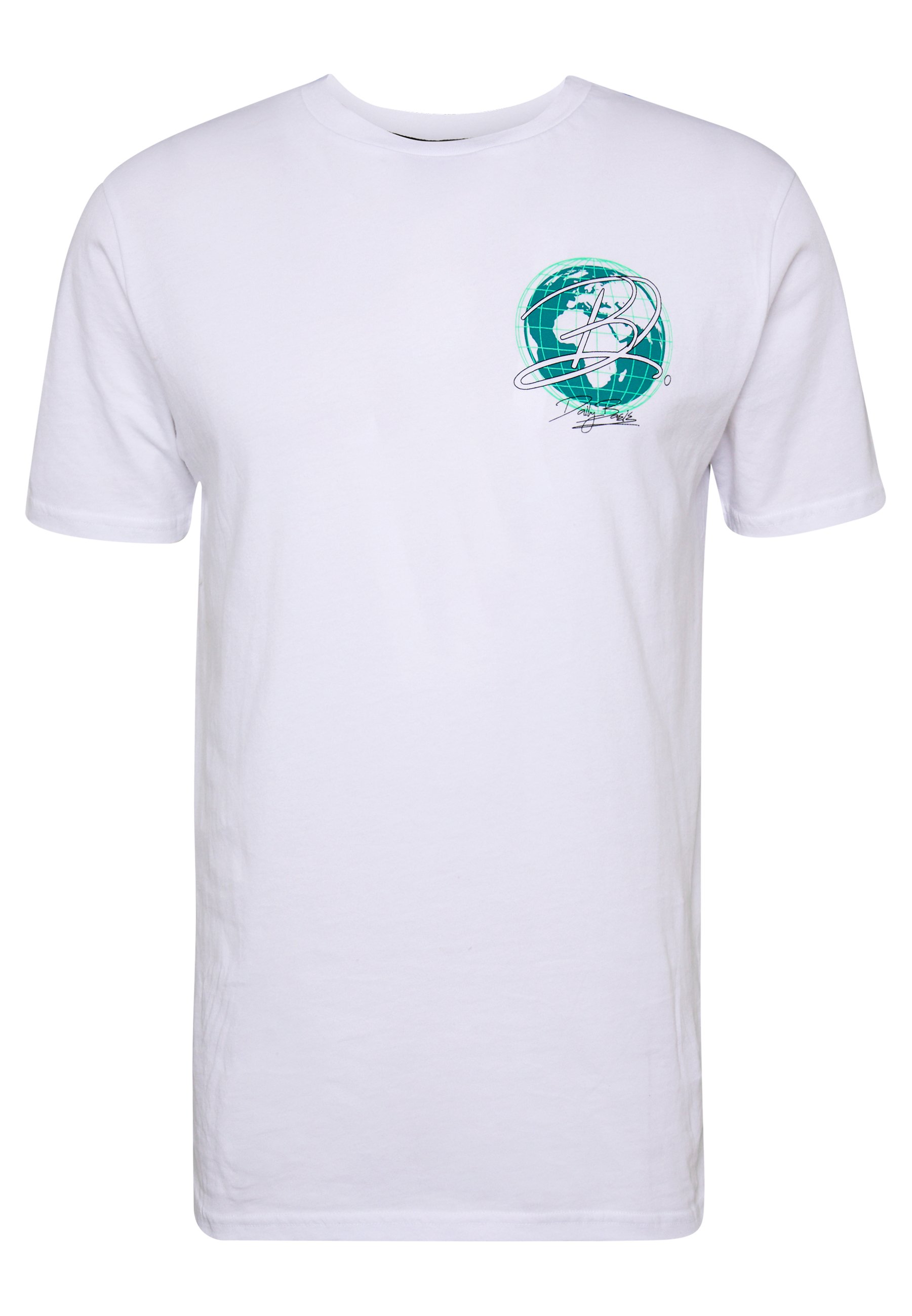 Daily Basis Studios EARTH T shirts med print white Daily Basis Studios DAILY BASIS DIGITAL - T-shirts med print - orange