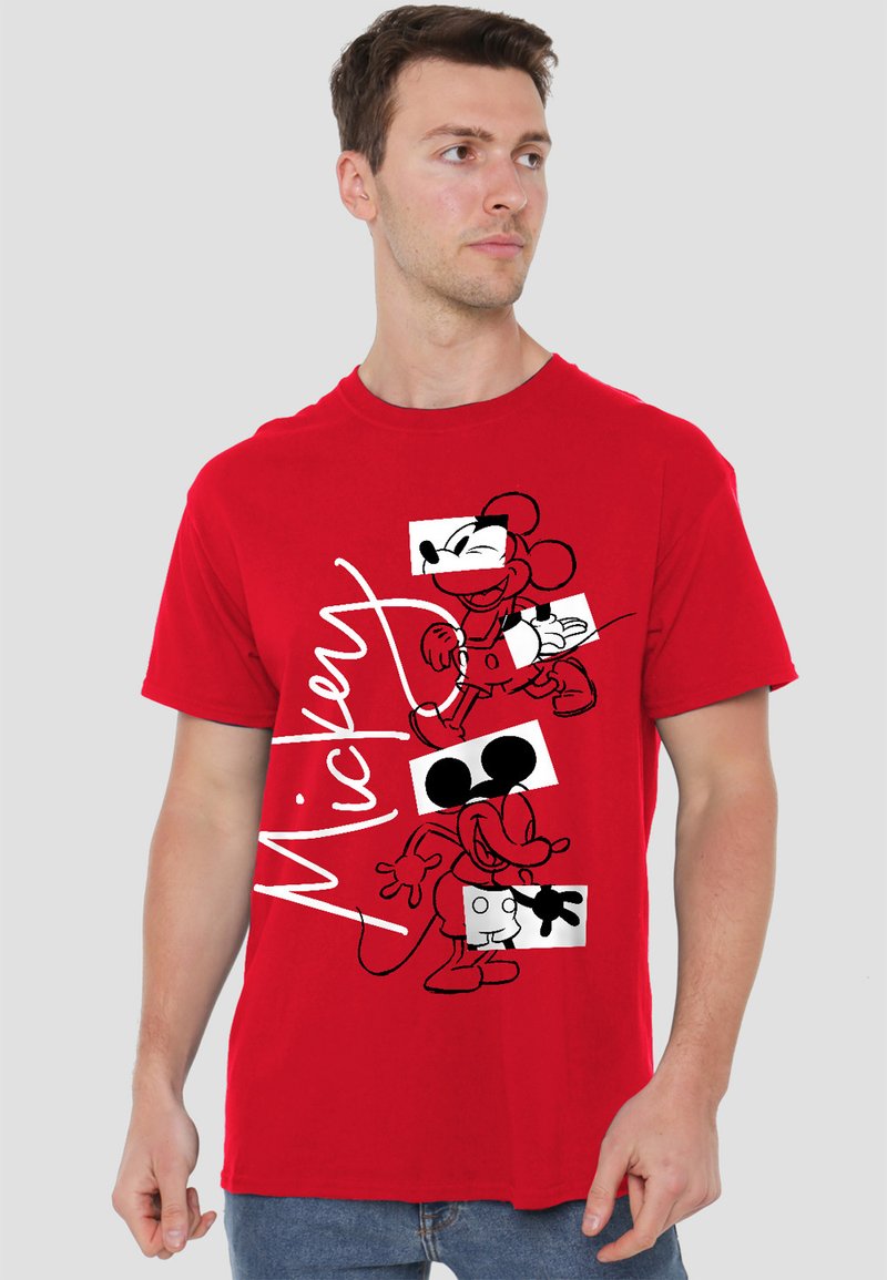 Disney Mickey Mouse Toddler Boys Graphic T-Shirt Red 5T