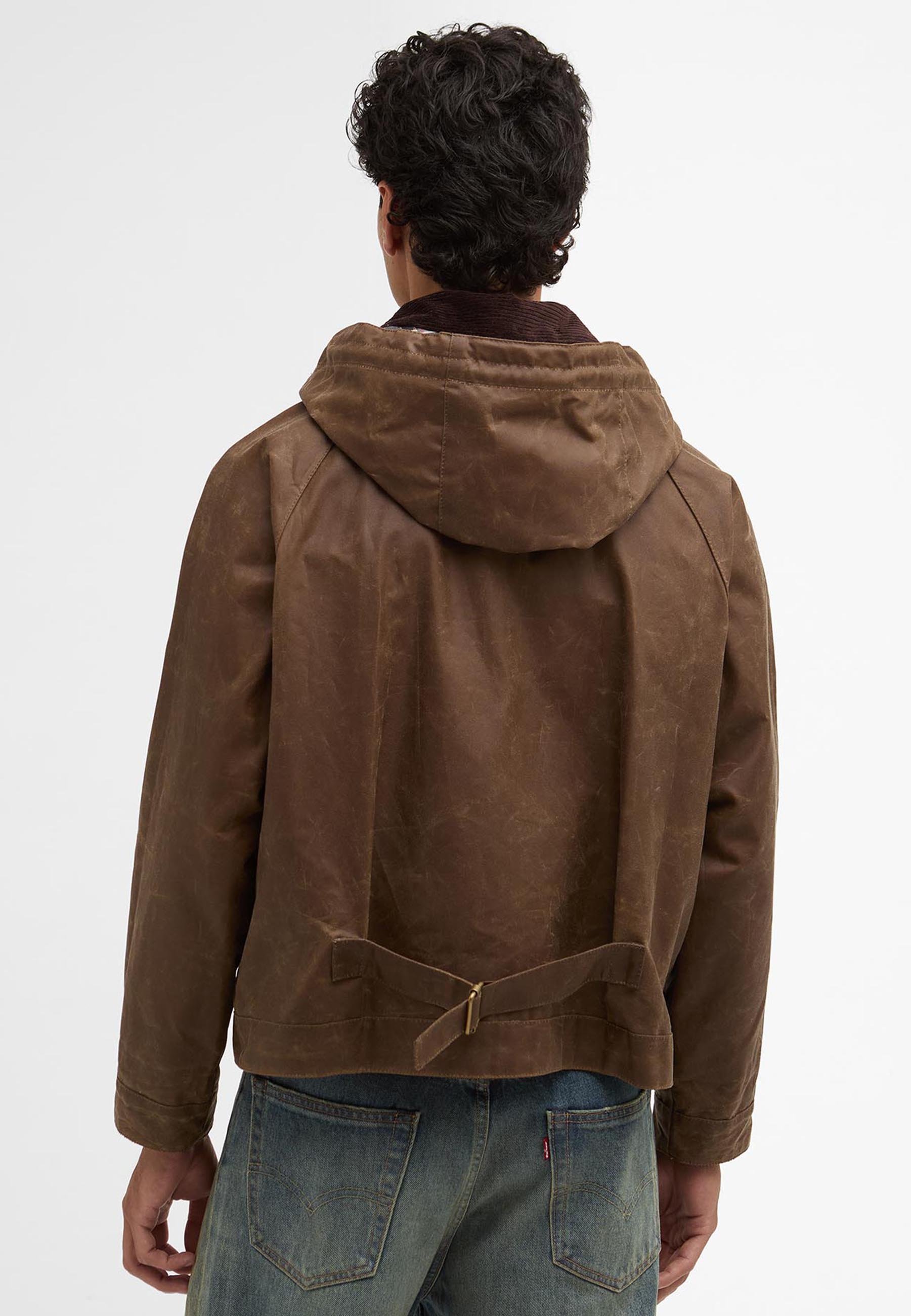Barbour BARBOUR X LEVI'S® OVERSIZED BEDALE WAXED JACKET - Light