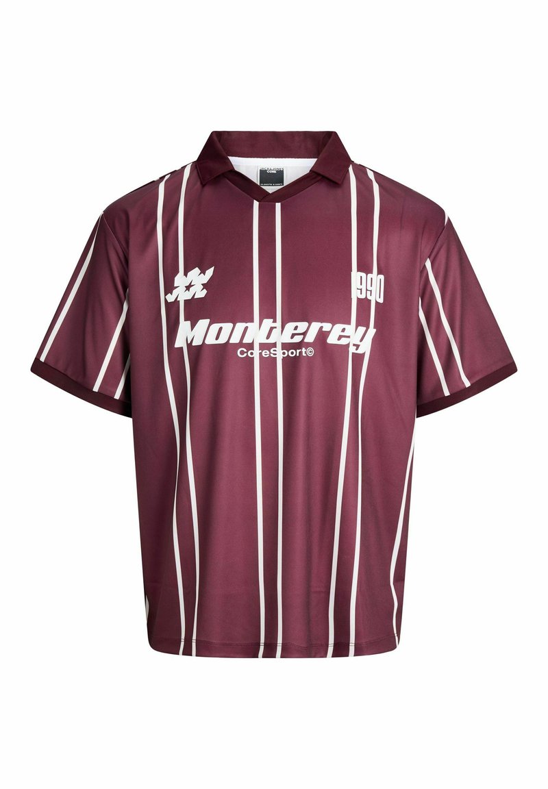 jack & jones T-shirt print bordeauxrood