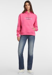 Guess Jeans GJ   AMERICAN TR  - Felpa - fuchsia