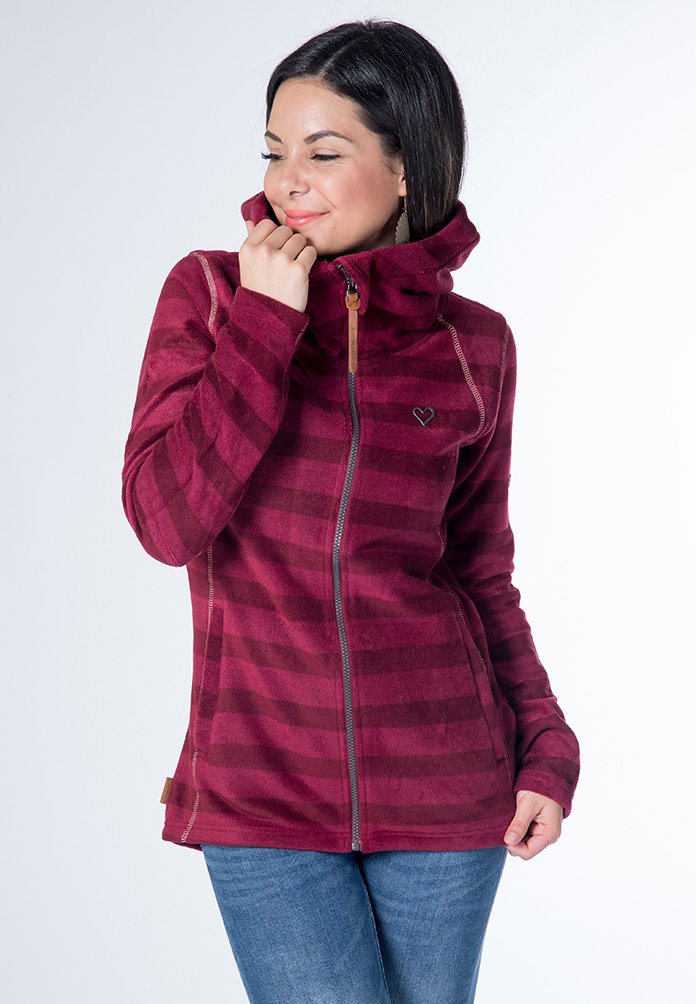 Alife Kickin Jessy Fleece Jacket Grape Blue Zalando De