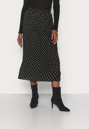 LAURINE CLOVER SKIRT - Gonna a campana - black