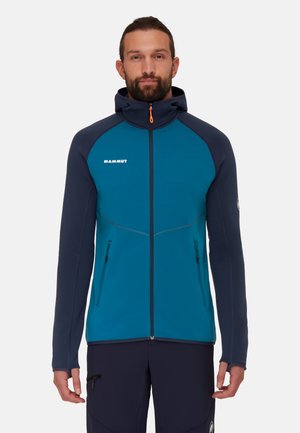 Mammut ACONCAGUA HOODED - Fleecejas - deep ice marine