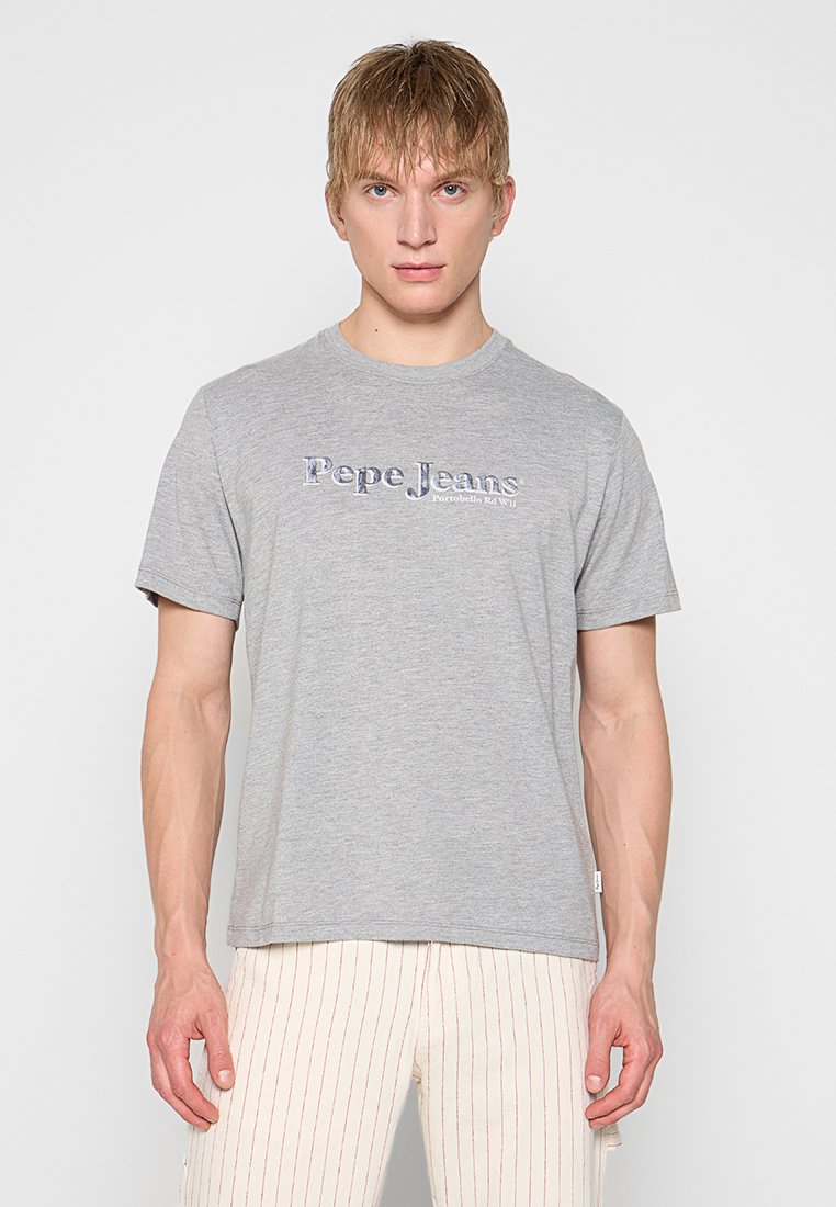 Pepe Jeans T-shirt print lichtgrijs